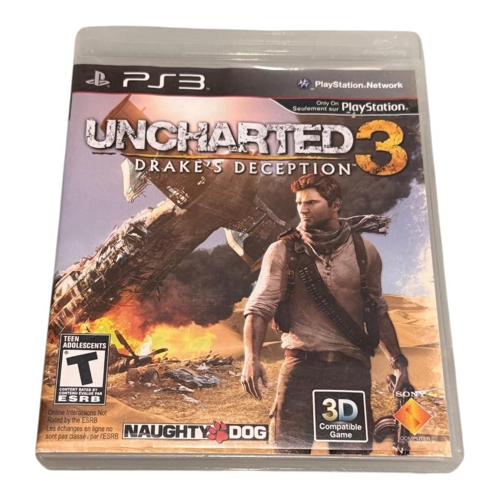 Uncharted 3 Drake's Deception Sony PlayStation 3 PS3 Game Complete T Naughty Dog